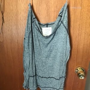 Free People off the shoulder long sleeve shirt